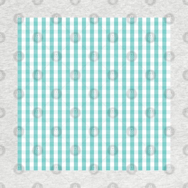 Southern Turquoise Gingham by PSCSCo